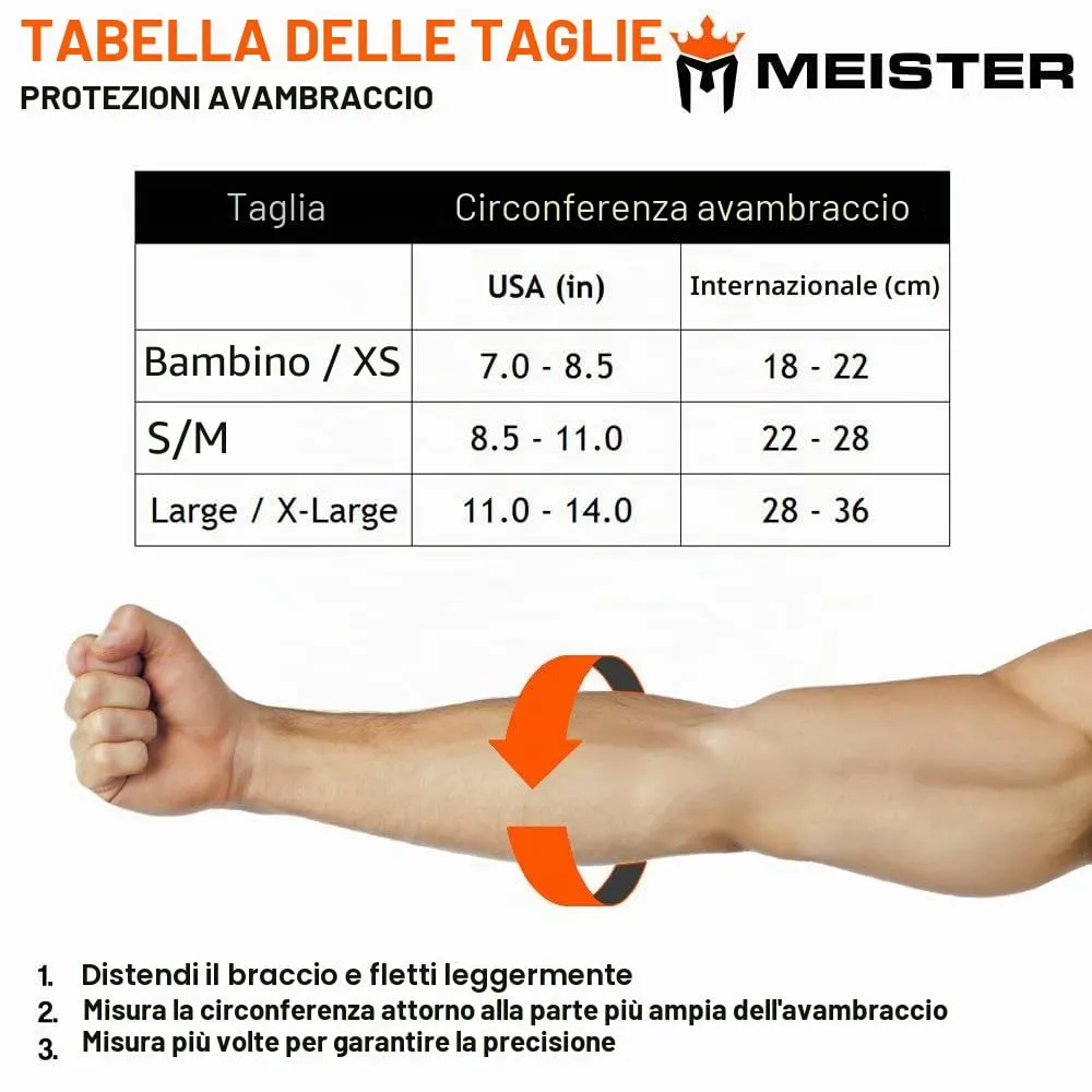 Meister protezioni avambracci gel S/M coppia