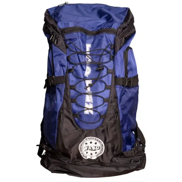 TOP TEN Giant WAKO zaino nero-blu palestra