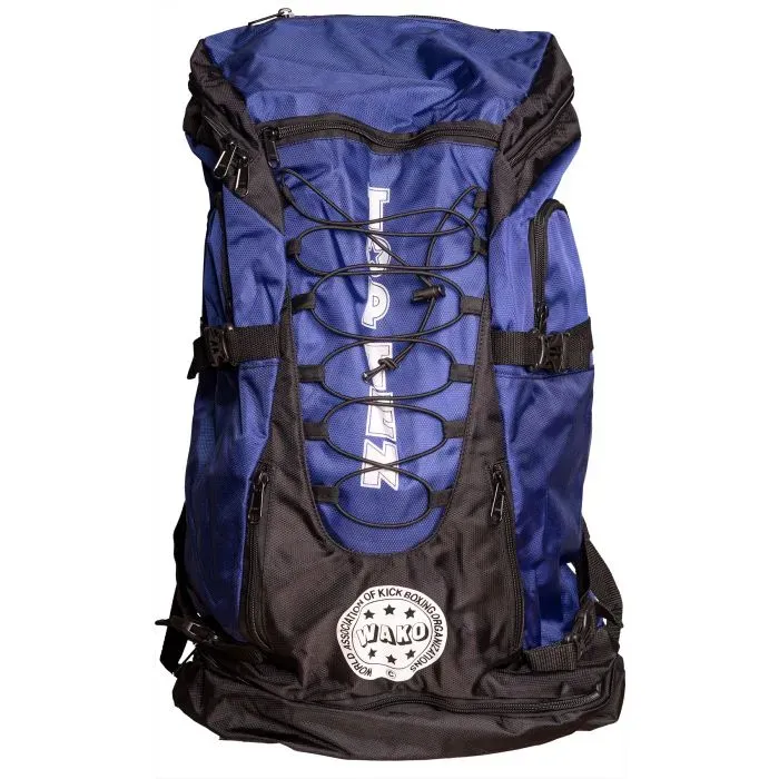 TOP TEN Giant WAKO Zaino Nero-Blu Poliestere