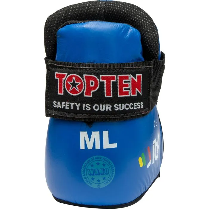 TOP TEN Superfight 3000 copripiedi pelle kickboxing