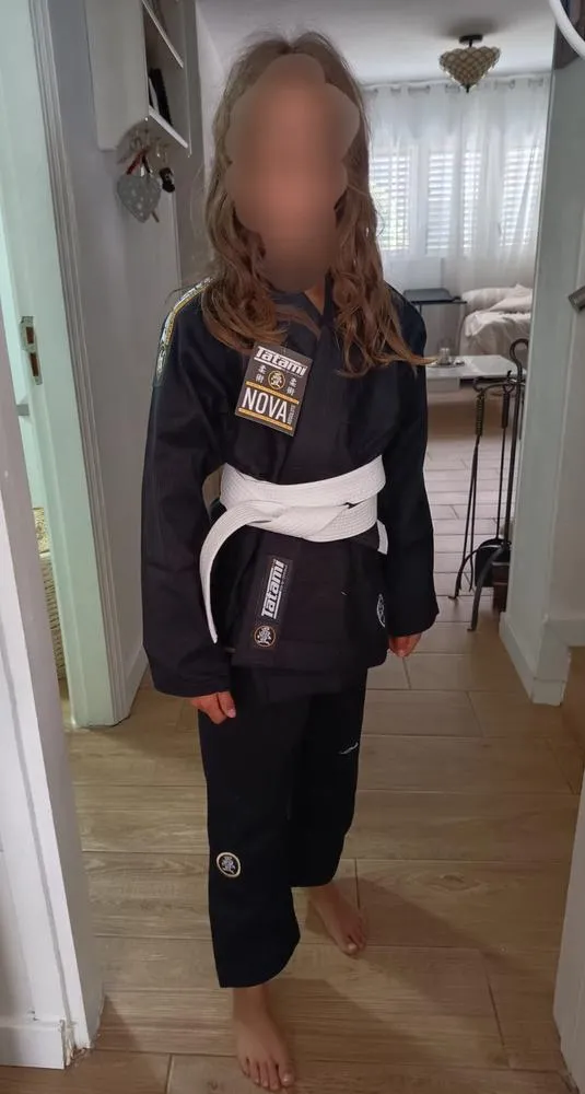 Tatami Nova Absolute kimono BJJ bambino nero leggero