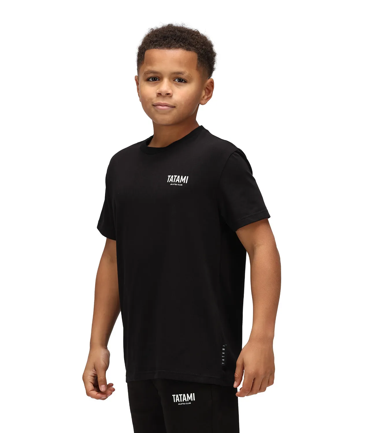 Tatami JJ Club Kids T-Shirt Bambini Nera Cotone