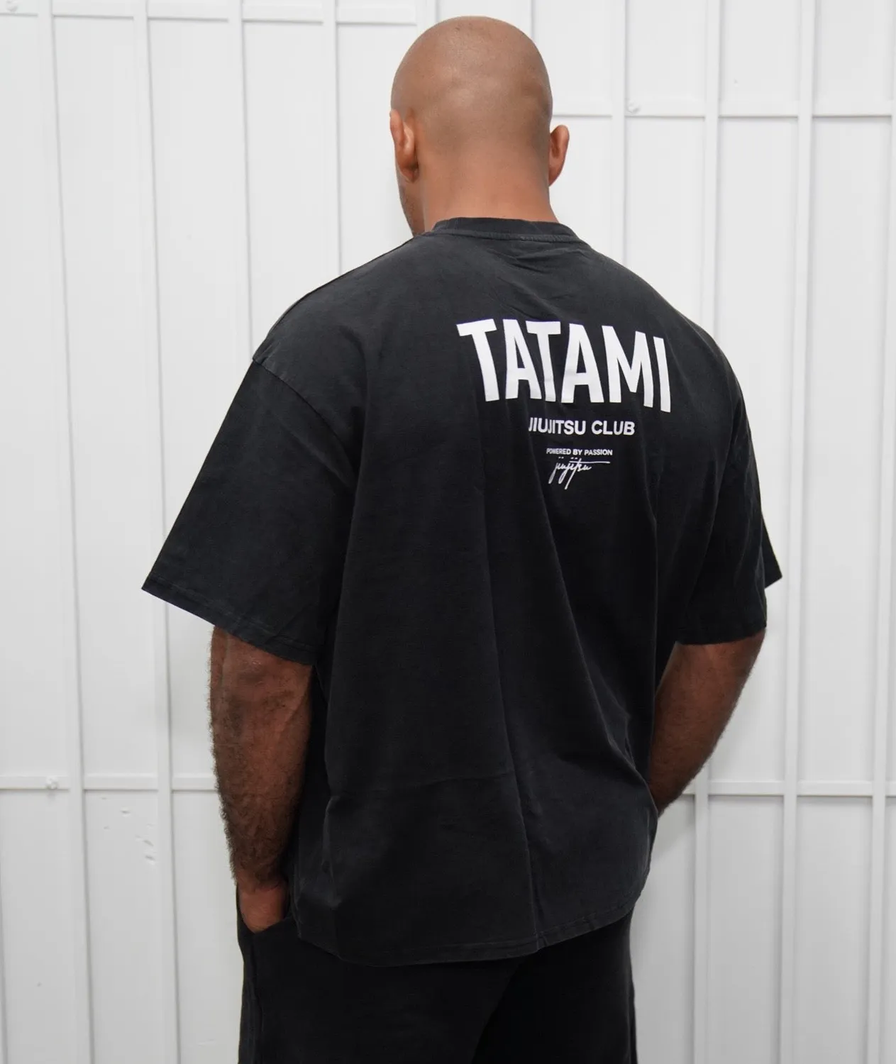 Tatami JJ Club T-Shirt Oversized Grigia Stonewashed