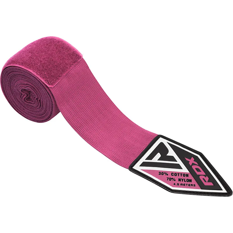 RDX RP Bendaggi boxe 4,5 m rosa donna fascia mani