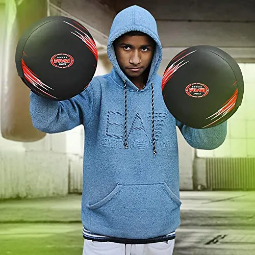 Farabi Sports Round Colpitore Boxe Pelle Sintetica