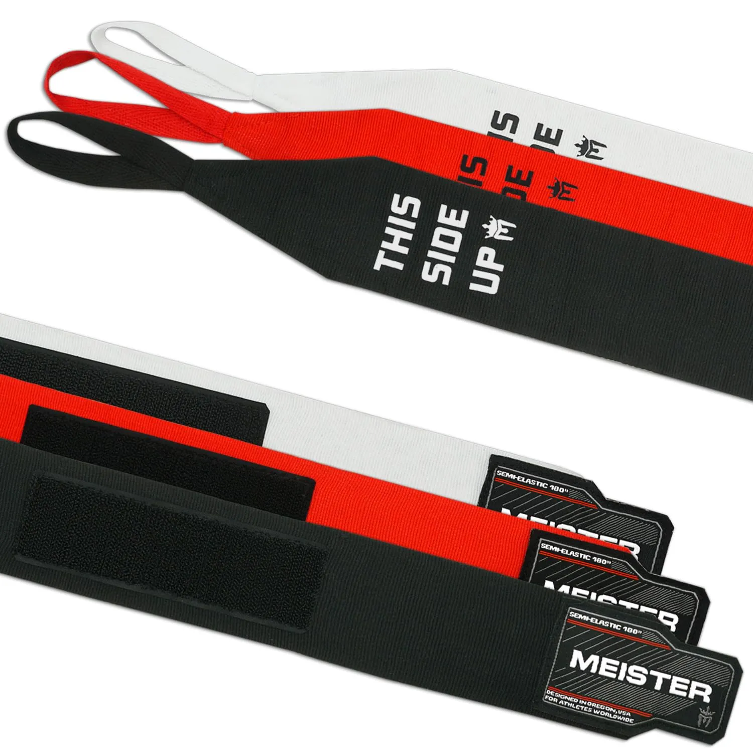 Meister Bende Semi-Elastiche 457 cm Boxe 3 Paia Nero