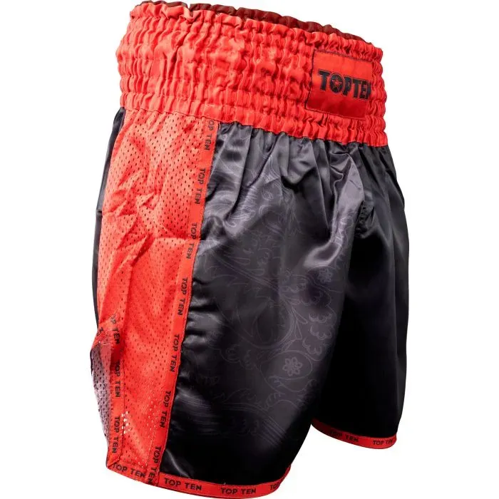 TOP TEN Dragon pantaloncini kickboxing in poliestere