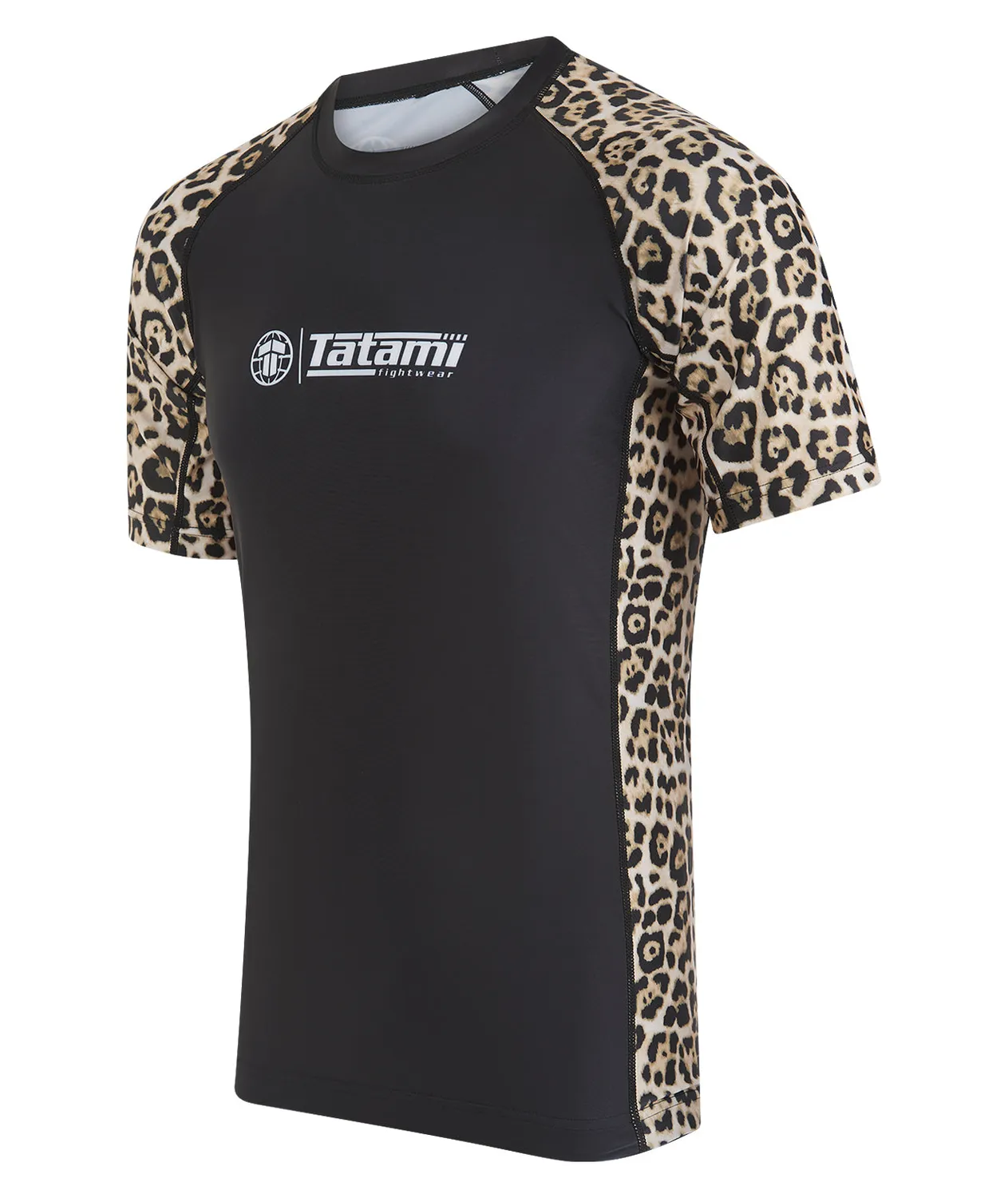 Tatami Recharged rash guard leopard corta