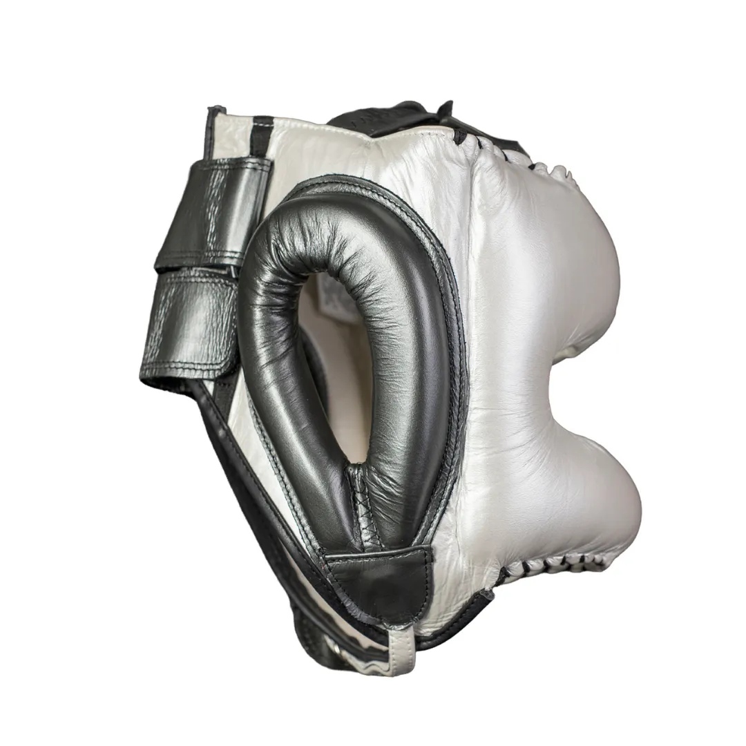 Cleto Reyes Tradicional Caschetto Boxe Perla Grigio Pelle