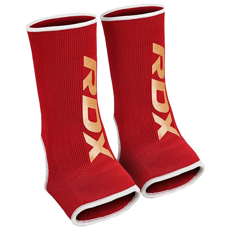 RDX AW Cavigliera S Rossa Elastica per Boxe