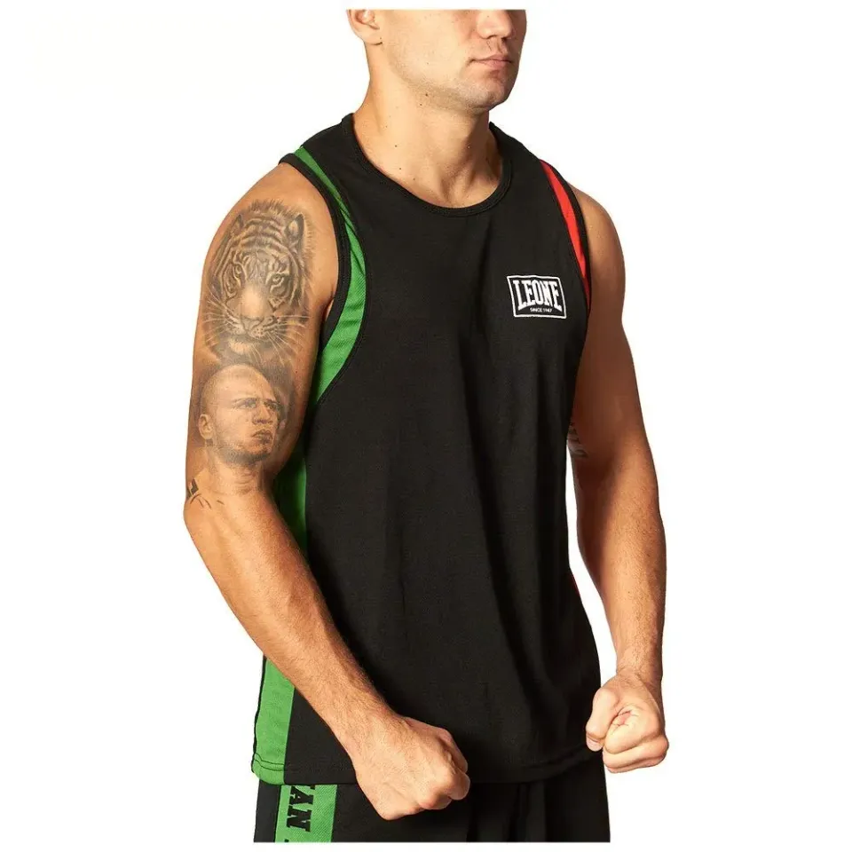 Leone1947 Canottiera Boxe Micro Mesh Unisex Traspirante