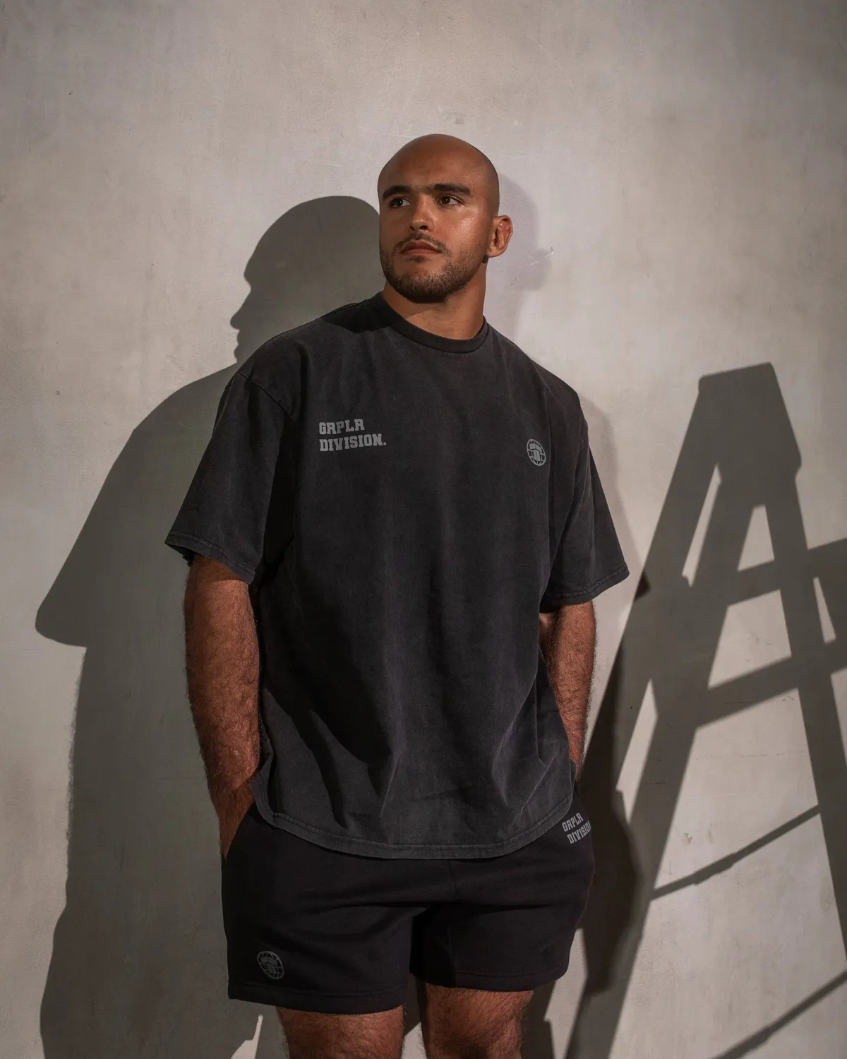 Tatami GRPLR Division Oversized T-Shirt Nera Cotone 210 g