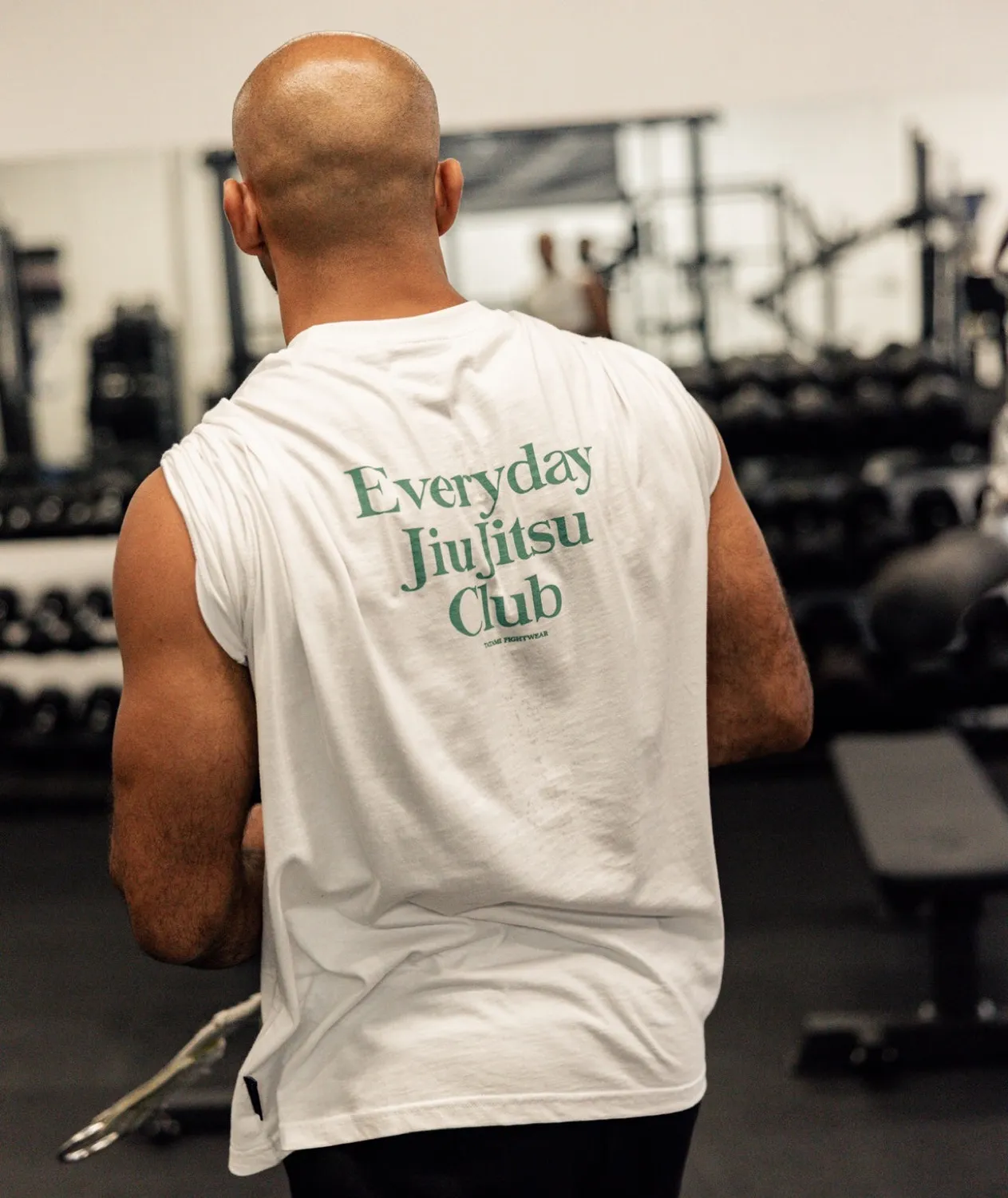 Tatami Everyday Jiu Jitsu T-Shirt Bianca cotone