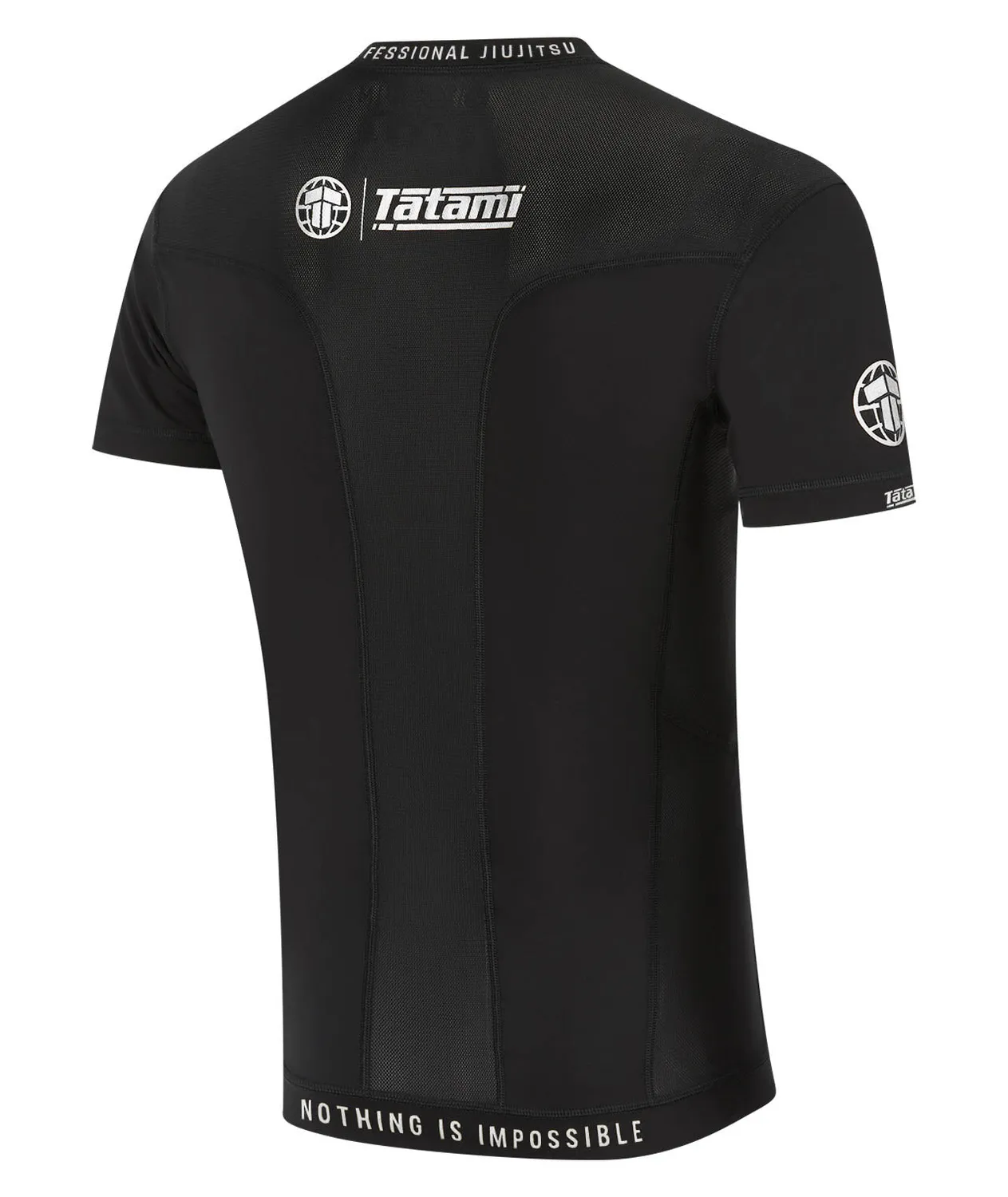 Tatami Pro Rash Guard maniche corte nero argento