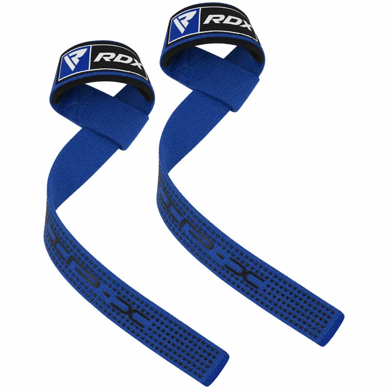 RDX S4 Straps Sollevamento Pesi Nere Cotone