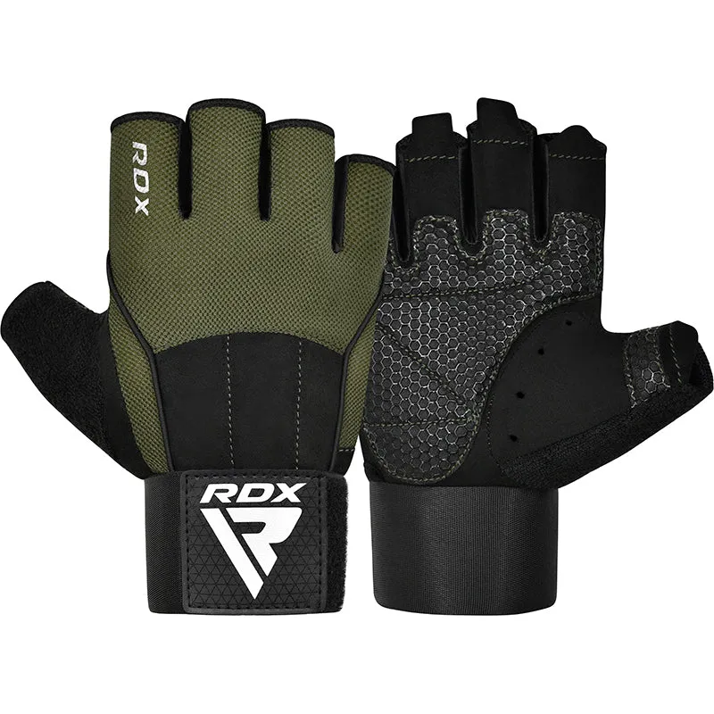RDX W3 Guanti Palestra Neri Antiscivolo Taglia S