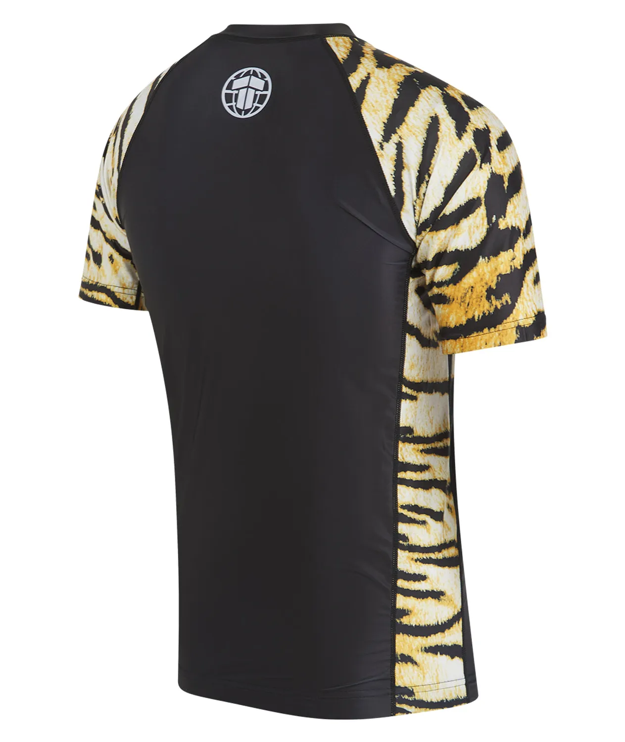 Tatami Fightwear Recharged rash guard uomo gialla tigre maniche corte