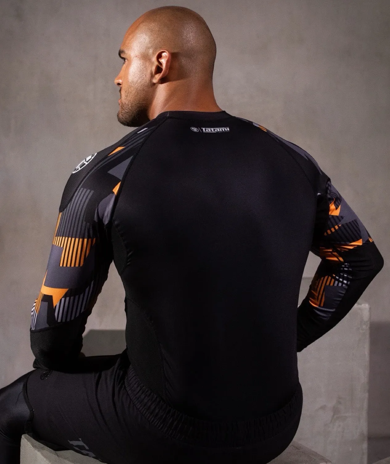 Tatami Fightwear Technical Rash Guard Maniche Lunghe Arancione