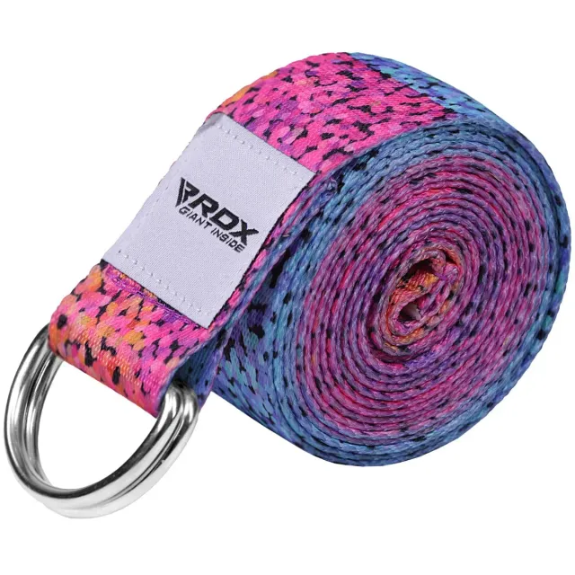 RDX F20 Cinghia Yoga Cotone Antiscivolo Multicolor