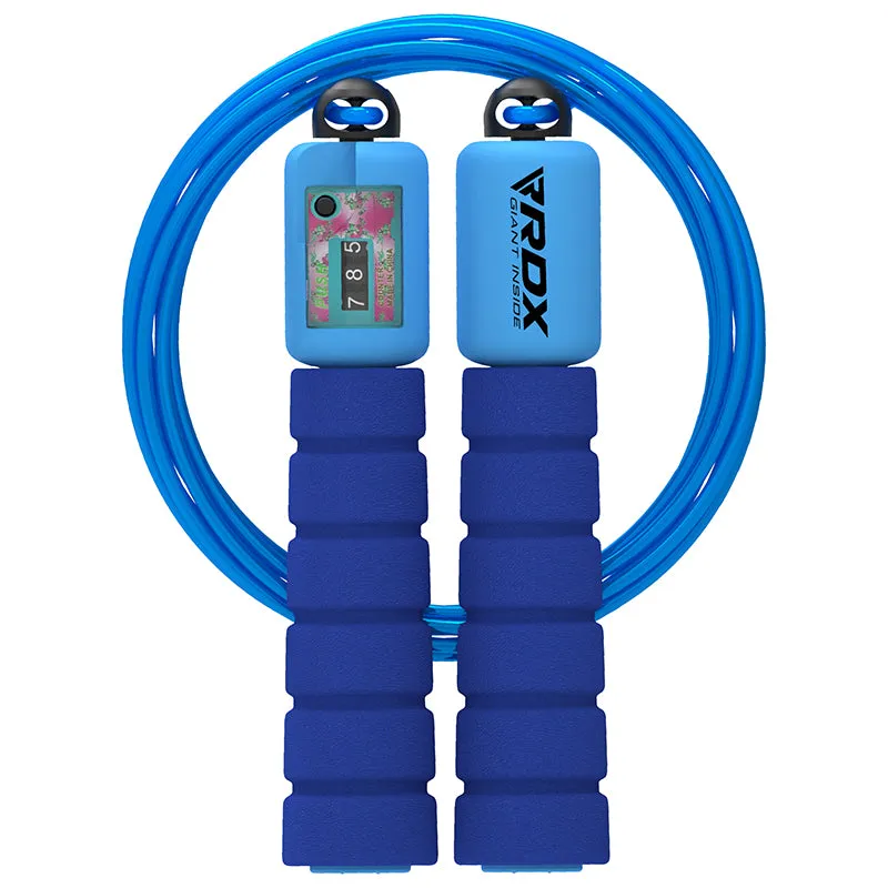 RDX FP Corda Salto Bambini Blu 10.3ft con Contatore