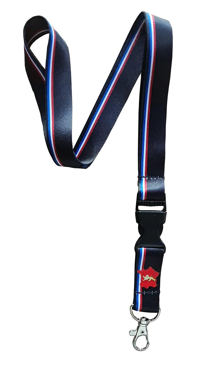 TAO Cordoncino Badge Portachiavi Collo Nero 48 cm