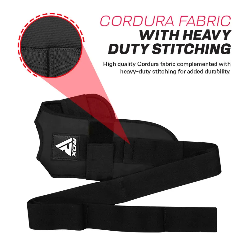 RDX Attrezzo Stretching Gambe Nylon Nero