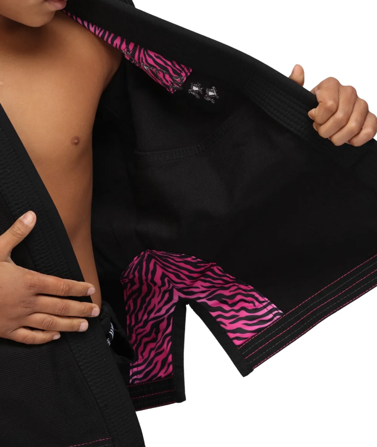 Tatami Recharge kimono bambina rosa leggero ripstop