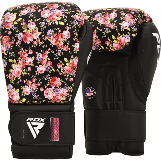RDX FL5 Flora Guanti Boxe Pelle Maya MG-1