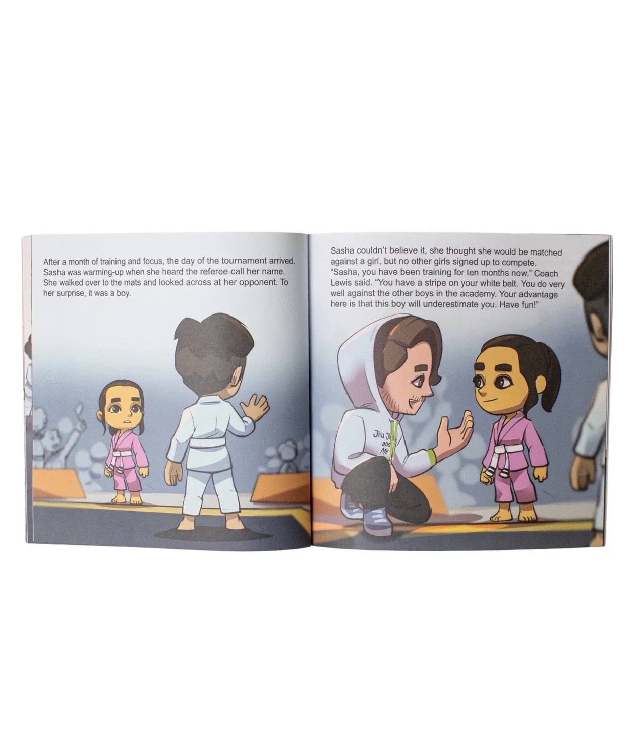 Tatami Jiu Jitsu Girl libro bambini storia lotta bimba