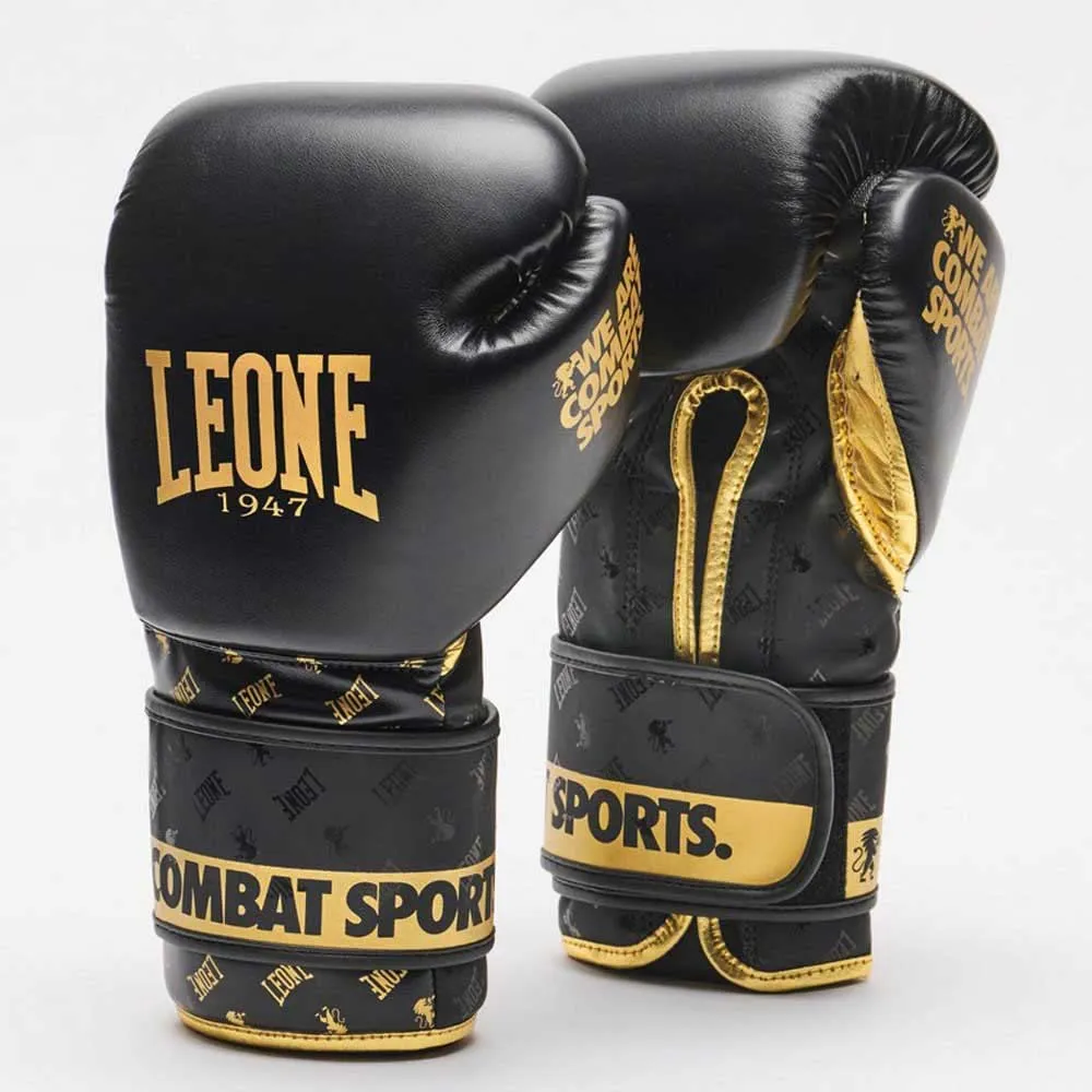 Leone1947 DNA guanti boxe 10 oz pelle sintetica neri