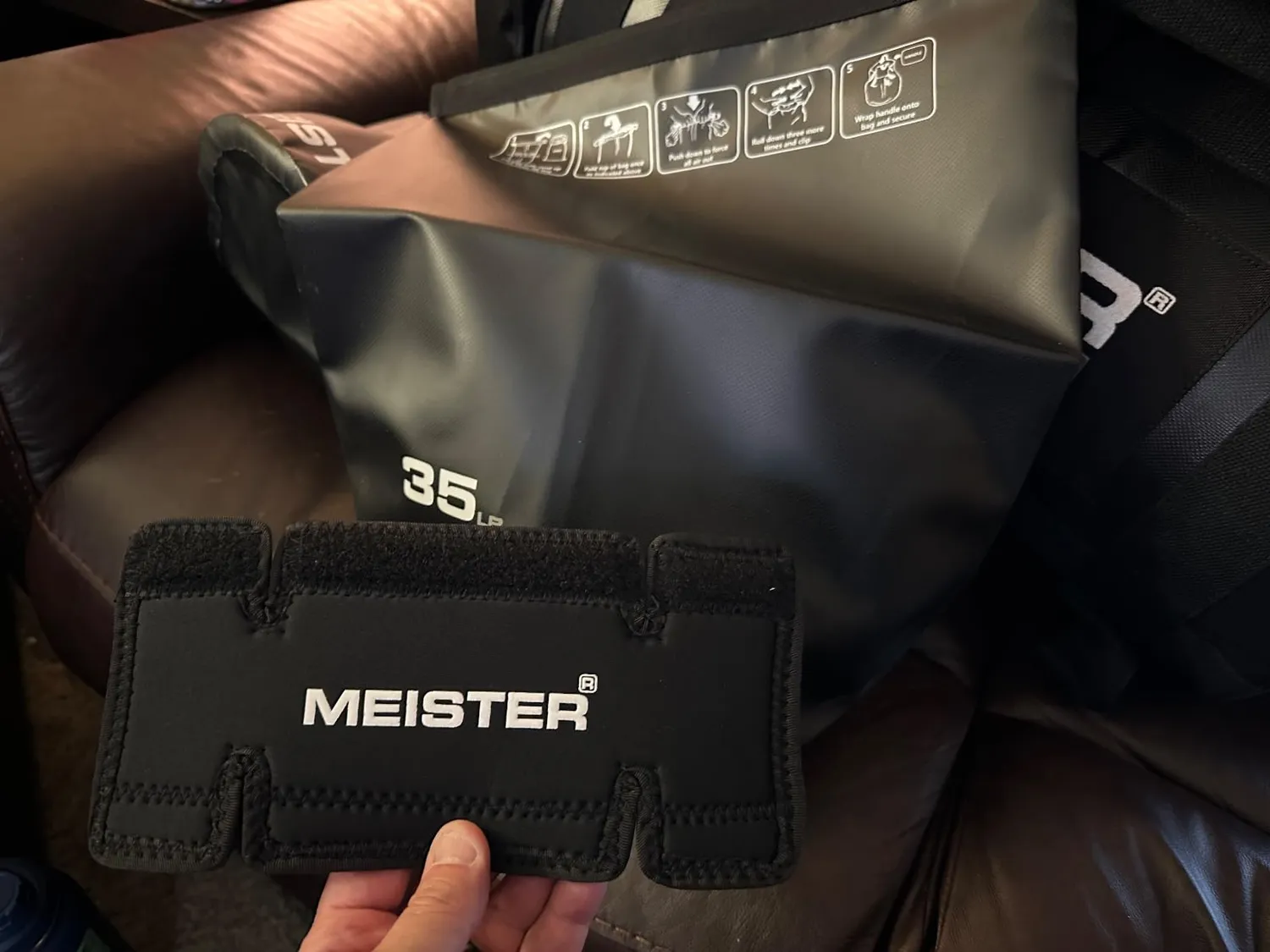 Meister Beast 80LB sandbag fitness nero 36kg 3 kettlebell