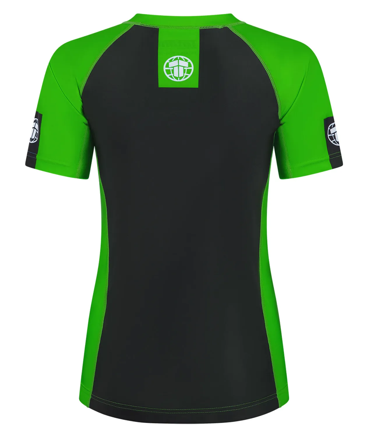 Tatami IBJJF Ranked rash guard donna verde maniche corte