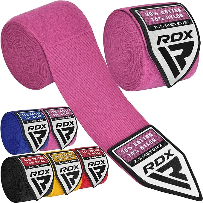 RDX fasce mani boxe bambini 2,5 cotone elastico