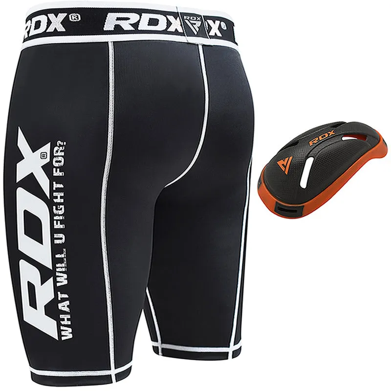 RDX X14 Pantaloncini Compressione Conchiglia MMA