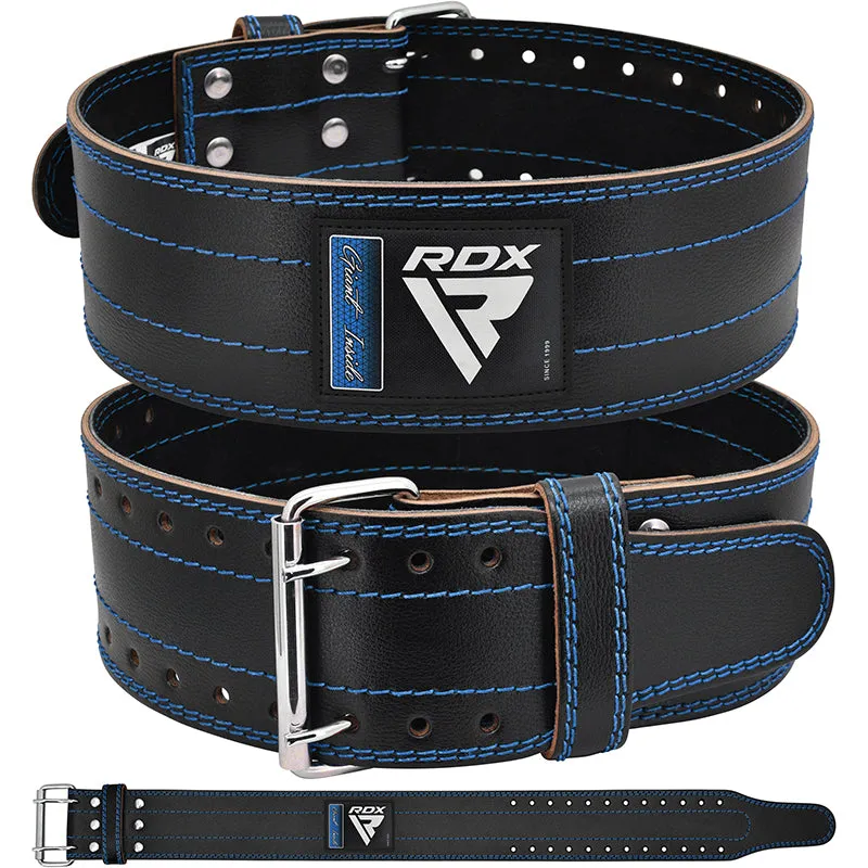 RDX RD1 Cintura Powerlifting Pelle Nera 4 Pollici