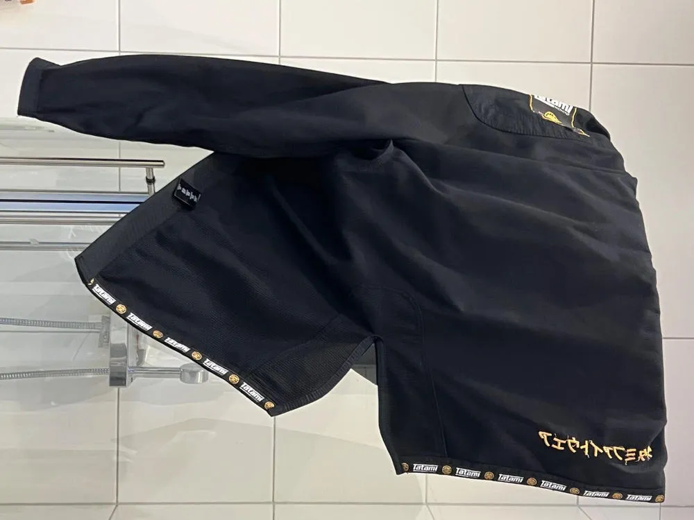 Tatami Estilo Gold Label kimono BJJ nero pesante