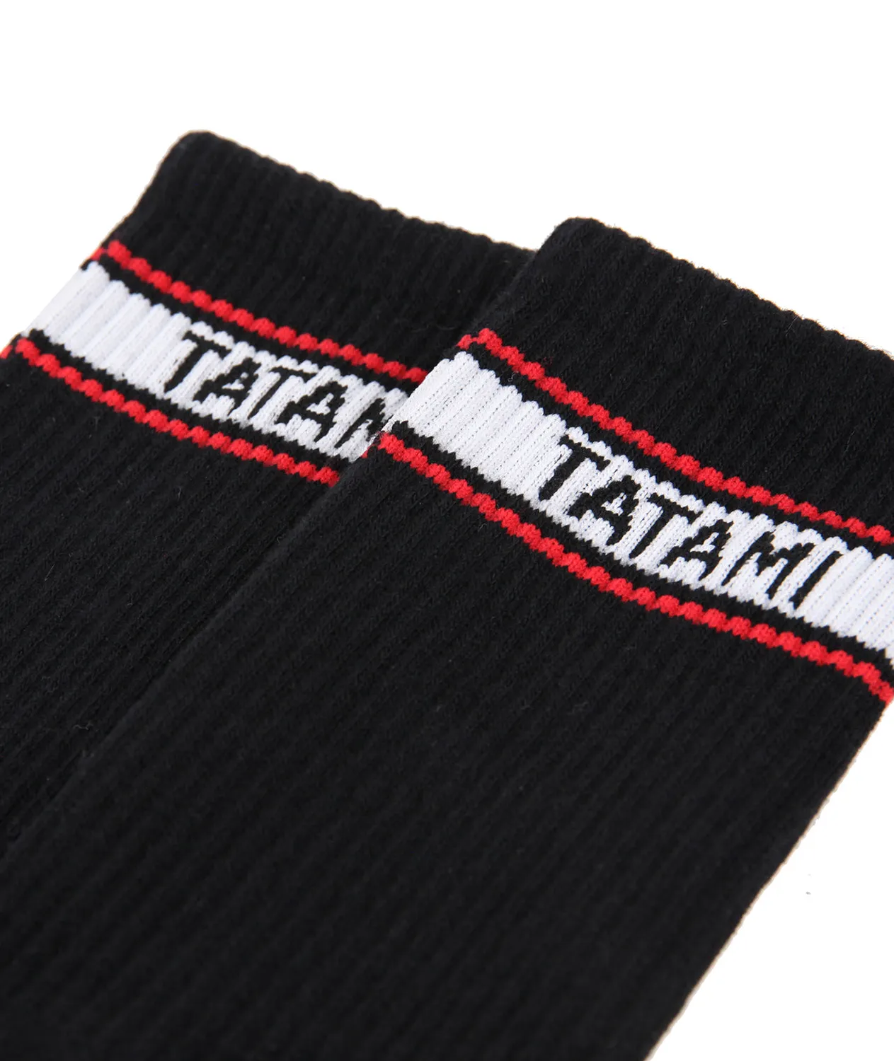 Tatami Crew calzini sportivi nero 2 paia cotone