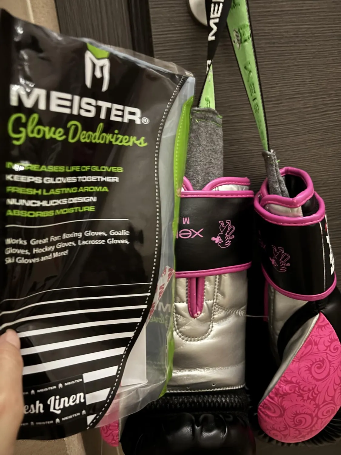 Meister deodoranti guantoni biancheria fresca assorbiodori