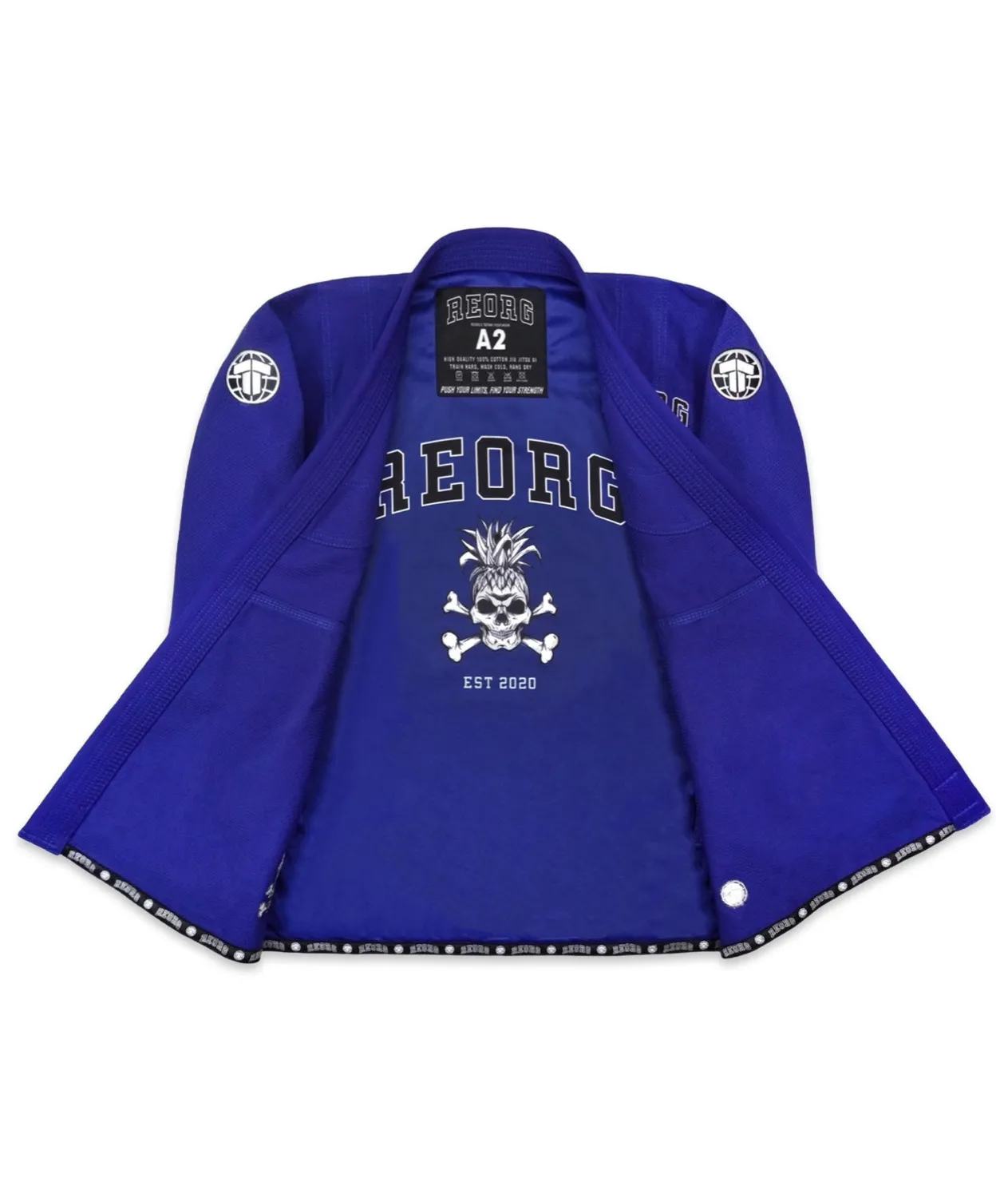 Tatami Fightwear Reorg Varsity Gi BJJ Blu Uomo 375 GSM