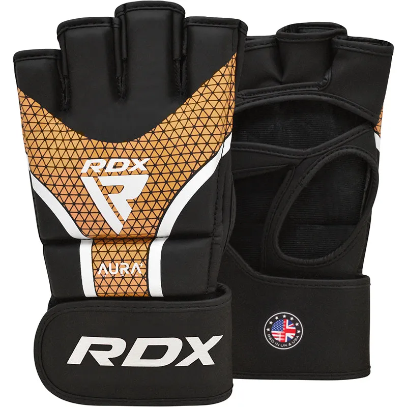 RDX Aura Plus T-17 Guanti MMA Maya Hide