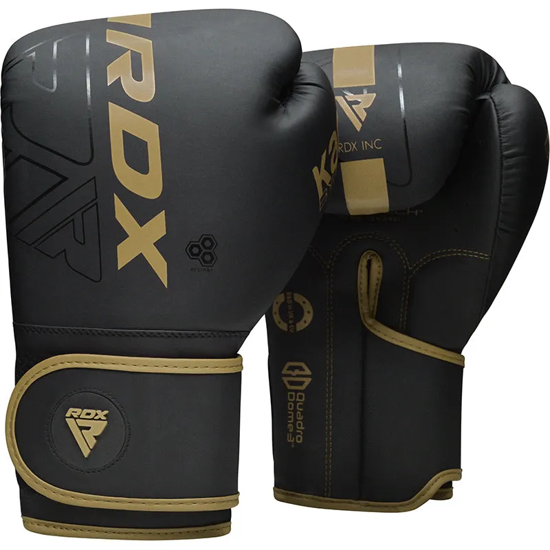 RDX F6 Kara guanti boxe neri 6 oz bimbi