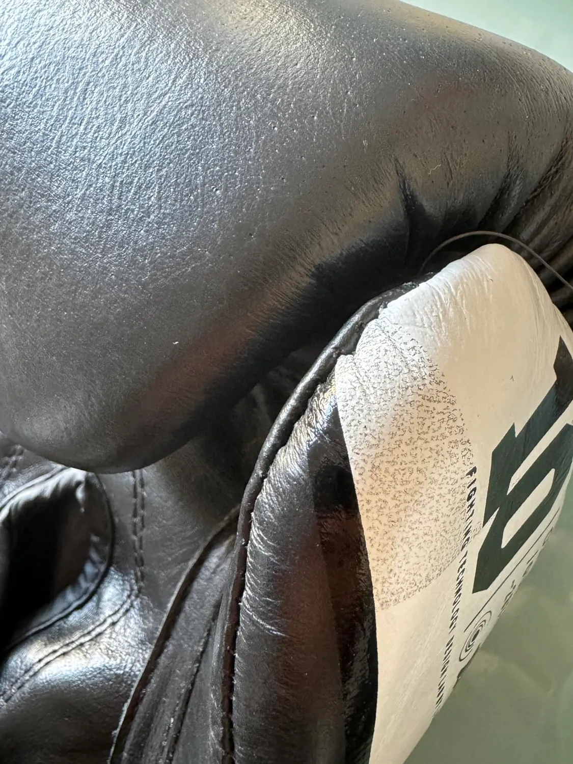 Leone1947 Shock Guantoni Boxe Pelle 10 oz Nero