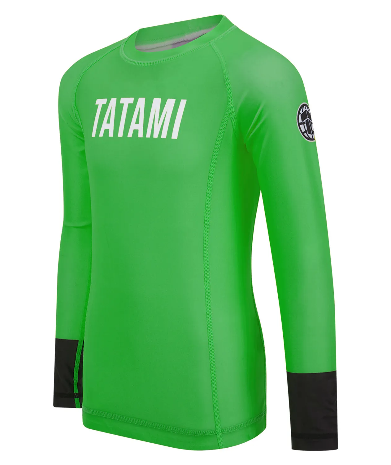 Tatami Helena rash guard bimbi verde maniche lunghe