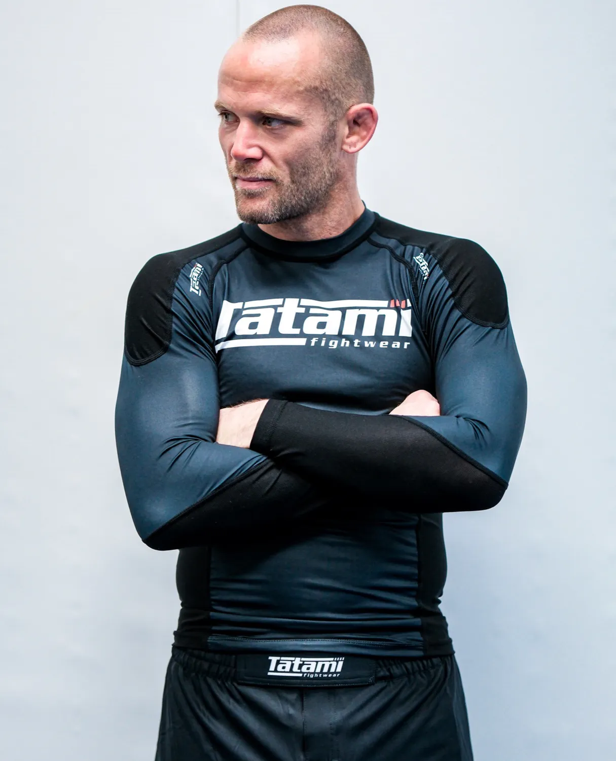 Tatami Technical rash guard manica lunga nero mesh