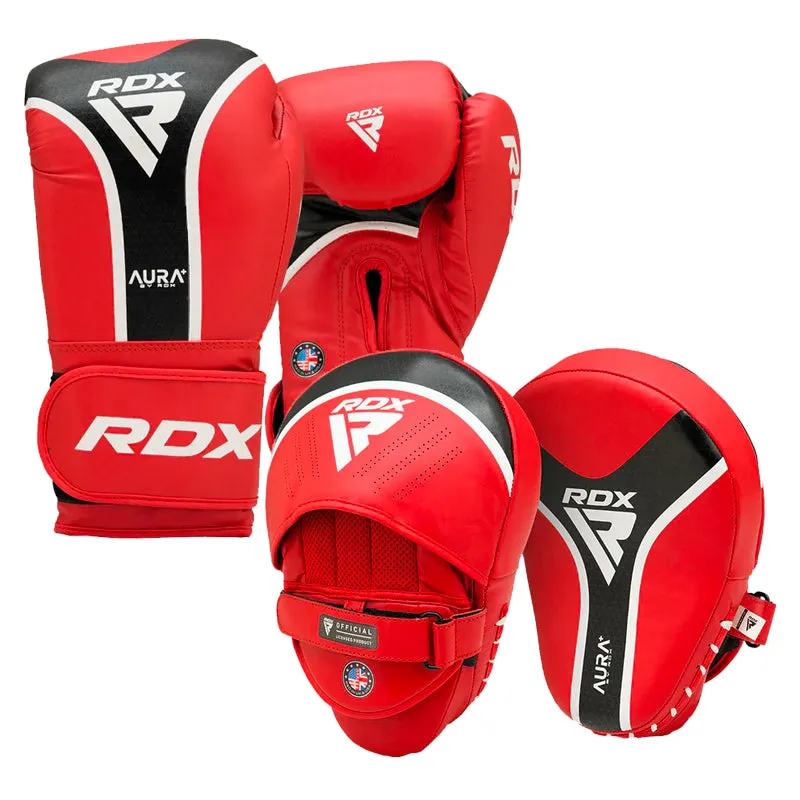 RDX T17 Aura Plus Guantoni Boxe Set Colpitori