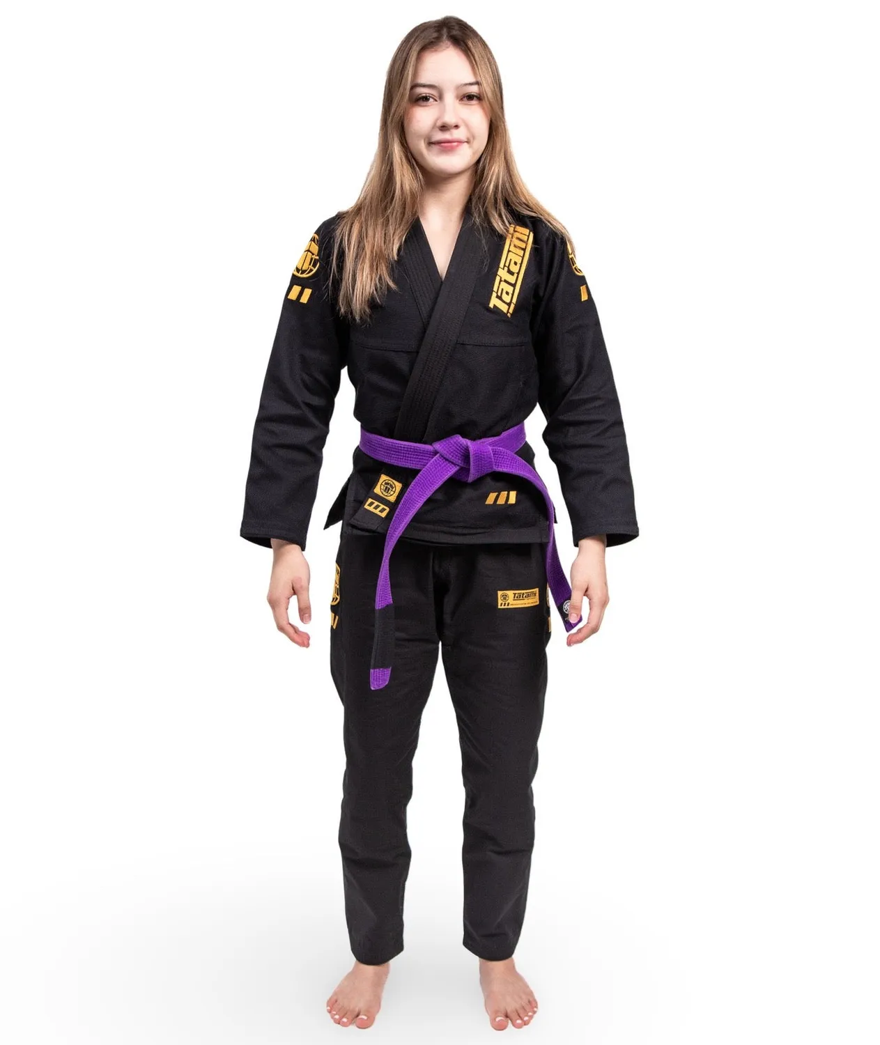 Tatami Pro Series Kimono BJJ Donna Nero Oro