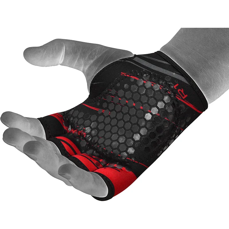 RDX R1 Prese Palestra Neoprene Rosse Grip Silicone