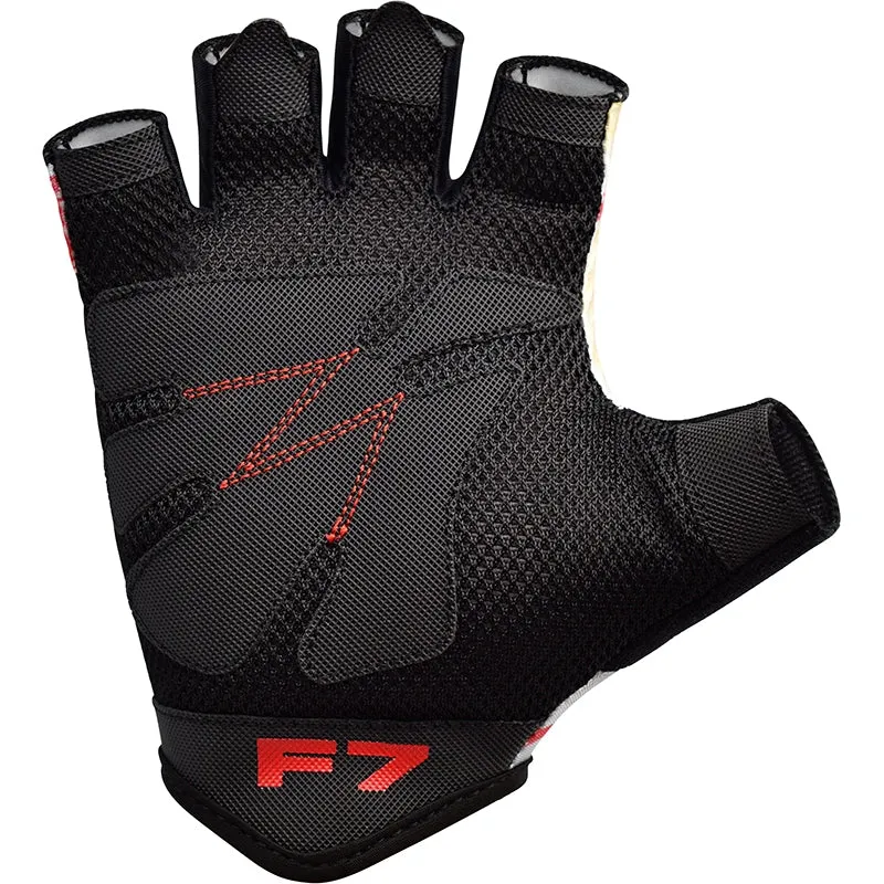 RDX F7 Revenge X guanti palestra presa gommata