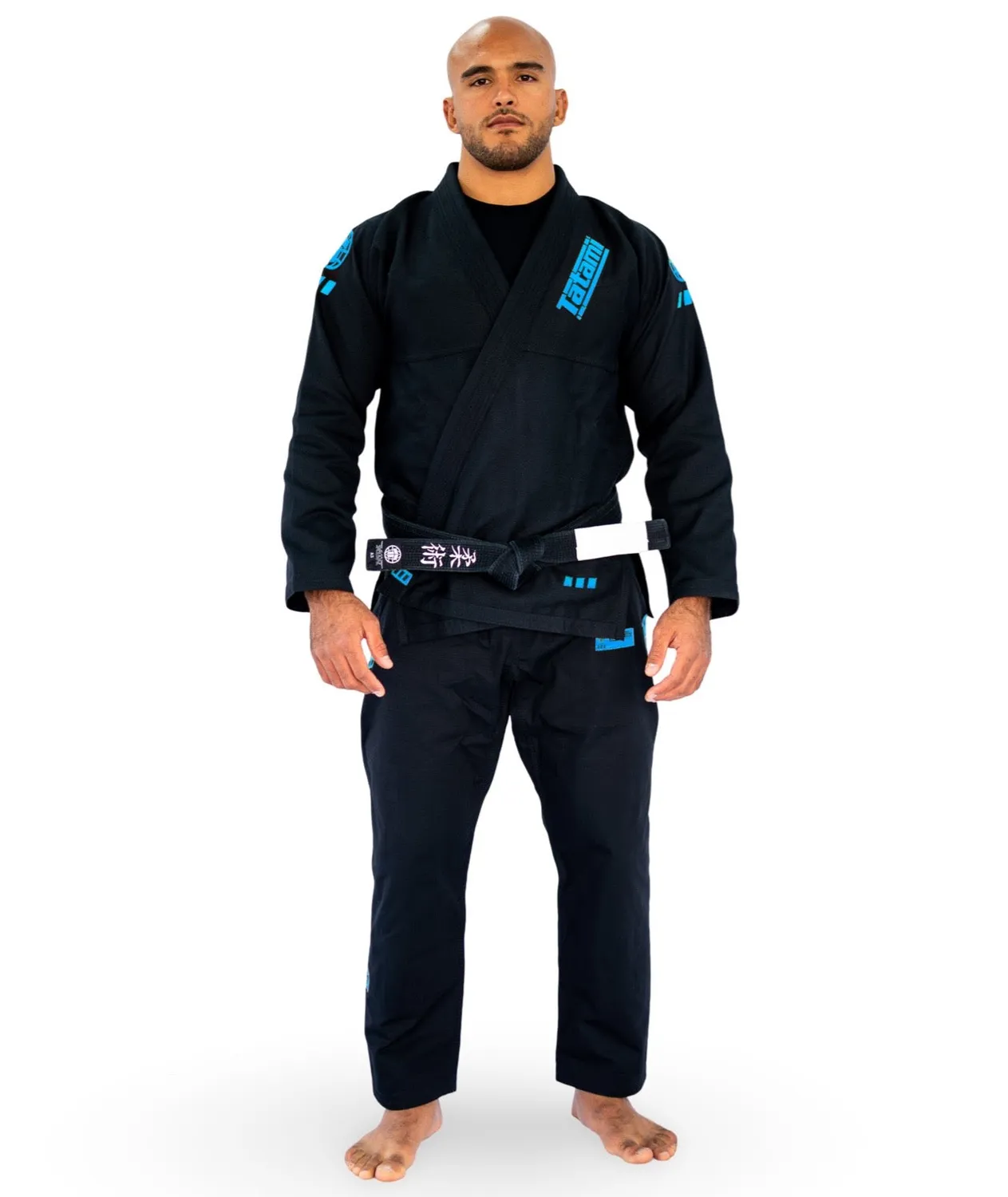 Tatami Fightwear Pro Series Gi kimono nero azzurro sky