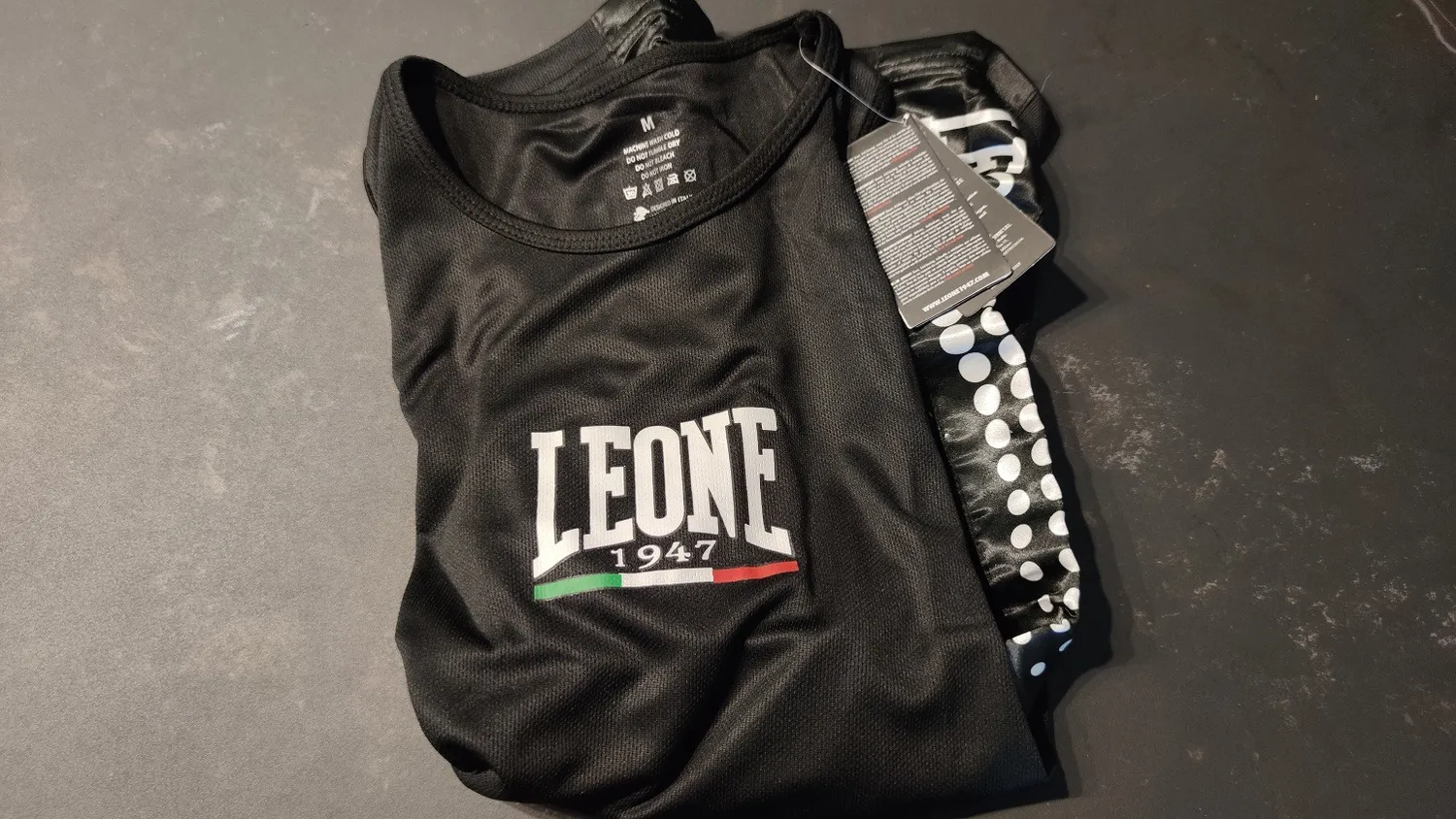 Leone 1947 canottiera boxe poliestere traspirante